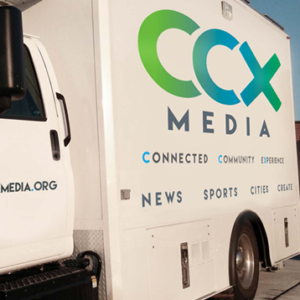CCX Media branding on vehicle