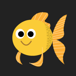 fish wearing sunglasses animation