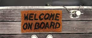 welcome on board mat