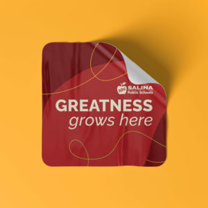 greatness grows here stickers - salina public schools