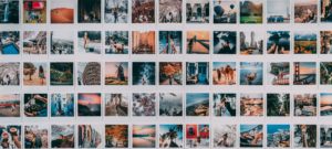 collage of polaroid photos