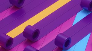 Colorful purple Tape Rolls