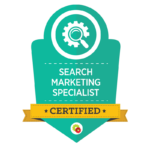 Search Marketing Specialist Badge from Digital Marketer