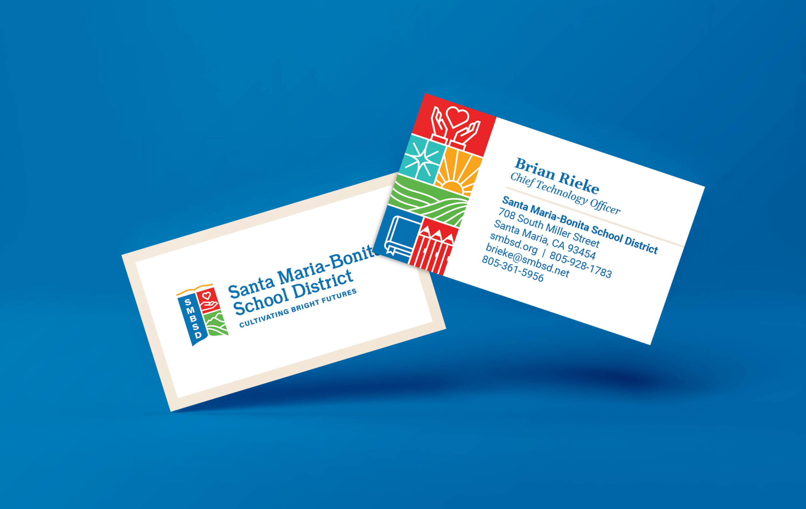 business cards for santa maria-bonita school district