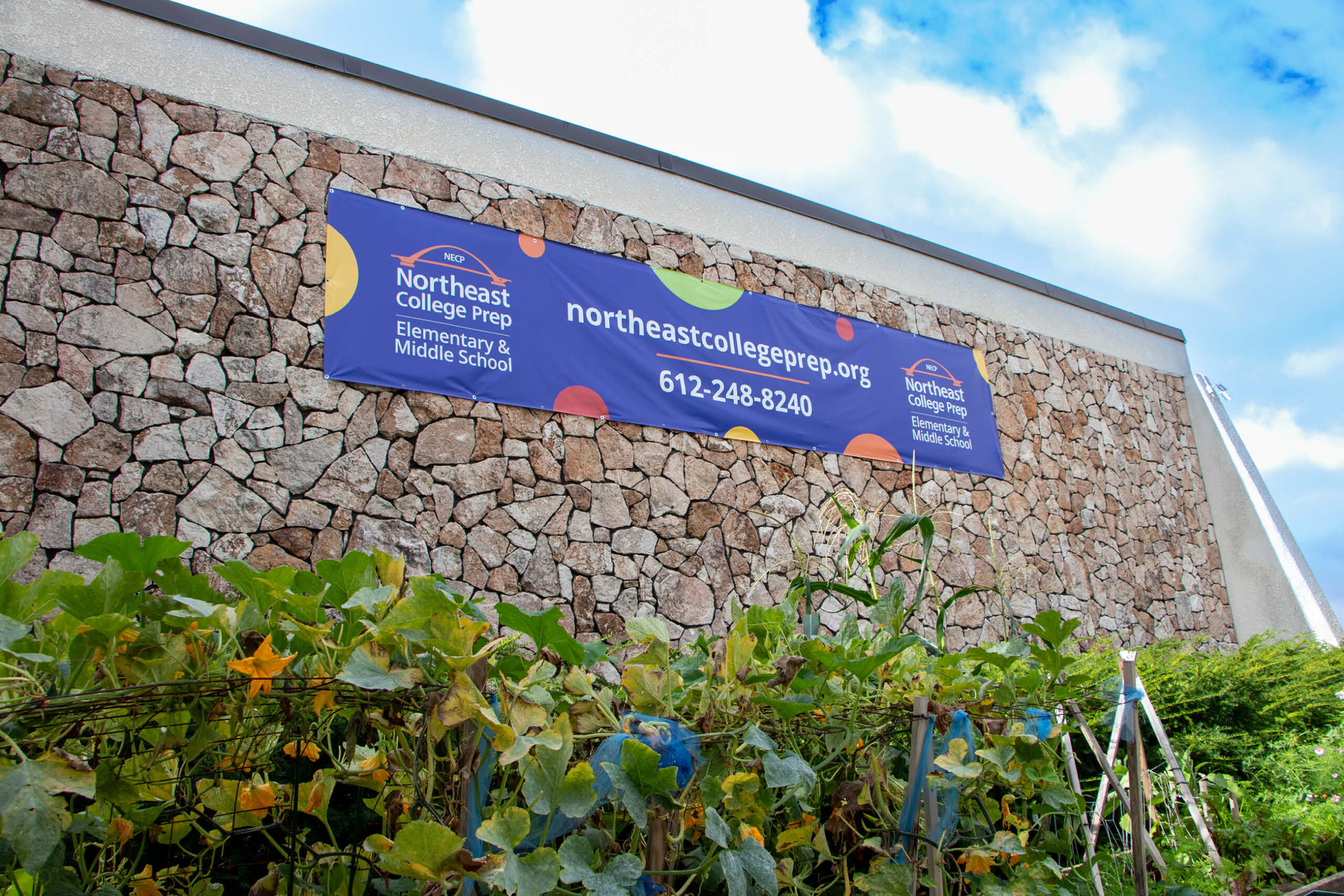 NECP exterior banner