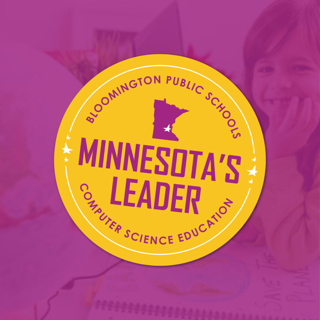 badge minnesota's leader computer science education bloomington public schools