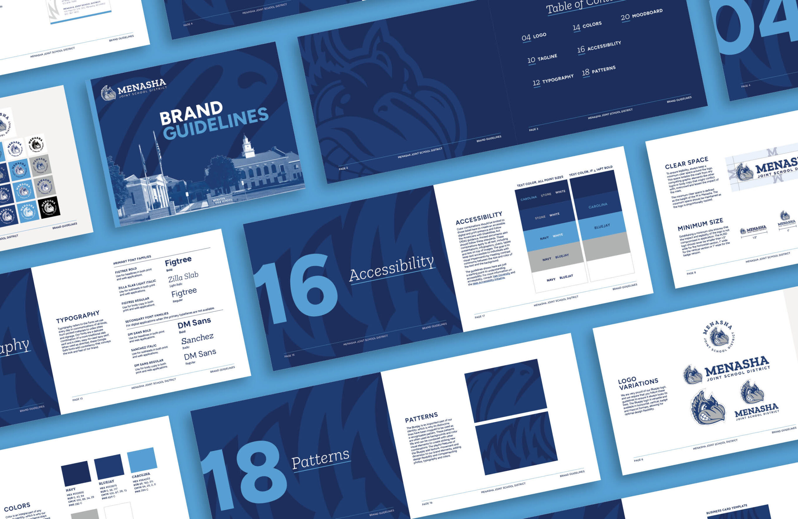 MJSD Brand Guidelines layout